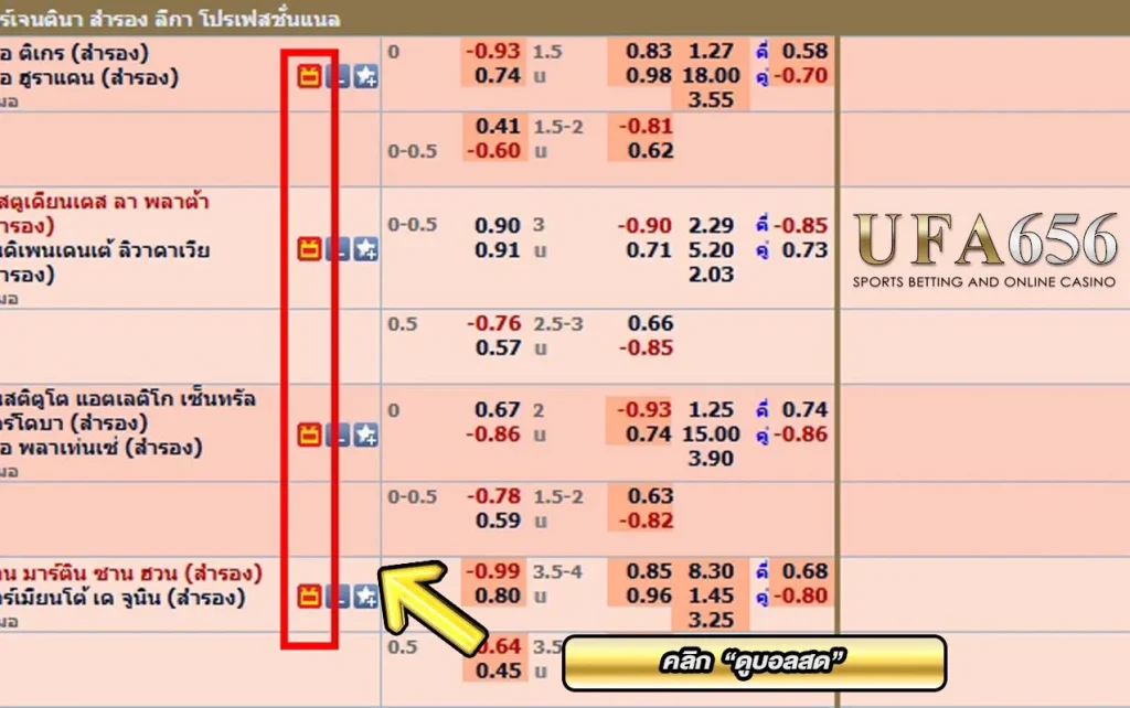 ดูบอลสด